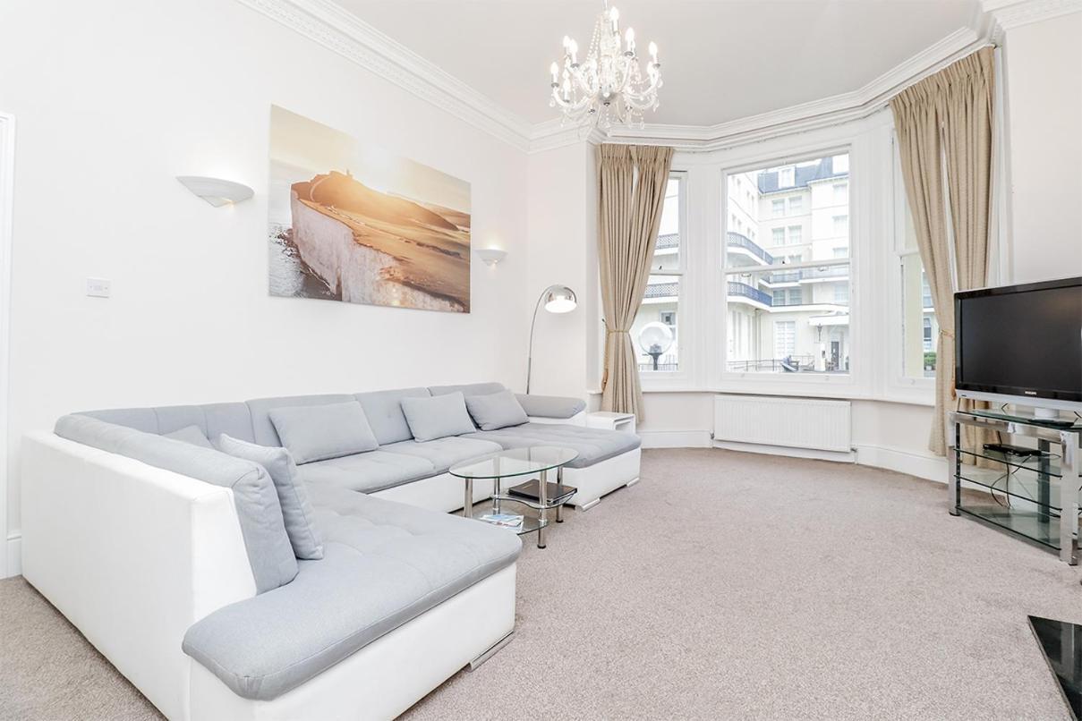 3 Queens Gardens Sea View Apartment Torneo de Torneo de Eastbourne Exterior foto